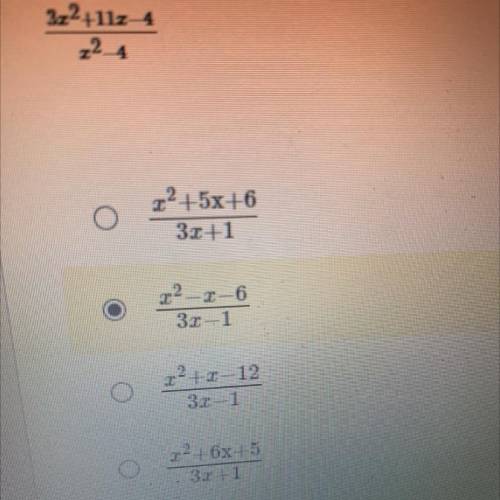 Help! (x^2 + x - 12)/(x - 2)/3z^2+11x-4/x^2-4