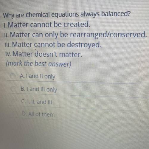 Help! why are chemical equations always balanced?