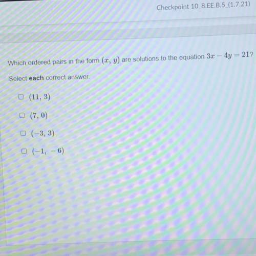 1, I cannot fail this if I do I have a F in math!! Please make sure u know it’s correct I can’t do