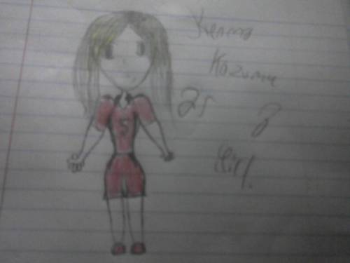 Drawin of Kenma Kozume as a girl. who should i do next? but ill have to do it tommorow.