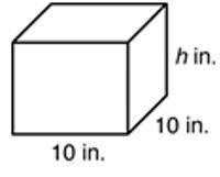 If the height of this box was 10in, how man 2in cubes could fit inside this box?
