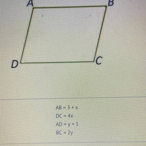 Quadrilateral ABCD is a parallelogram if both pairs of opposite sides are congruent show that quadr