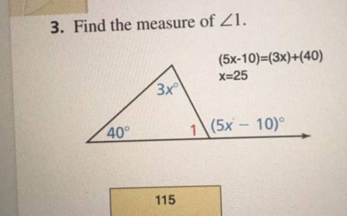 Can someone double check if angle 1 is correct? Thanks