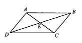 If ABCD is a parallelogram, AD = 14, EC = 11, the measure of angle ABC = 64 degrees, the measure of