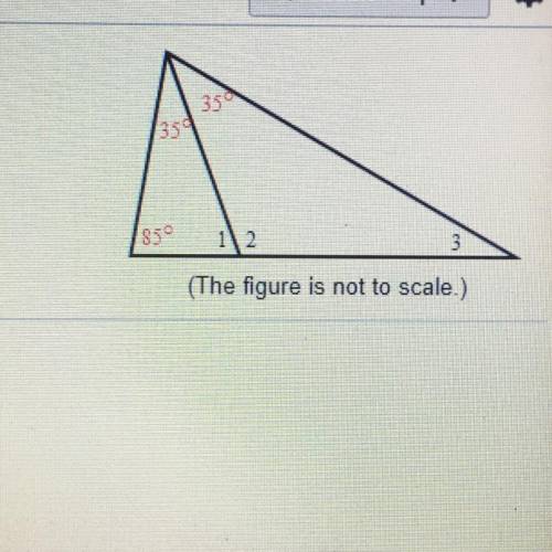Find the measures of angles 1, 2, and 3 (simplify your answer. type an integer or a decimal)