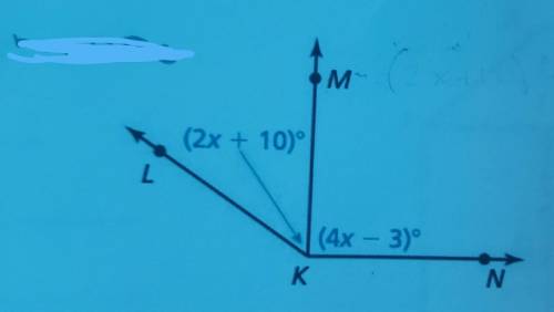 Please help me find measure of angle LKM if measure of LKN = 145°