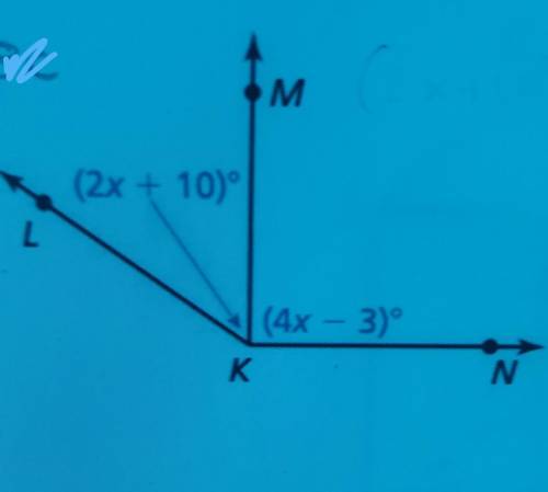 Please help me find measure of angle LKM if measure of angle LKN = 145°