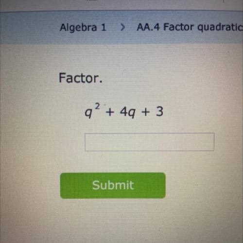 Factor.
q^2 + 4g + 3