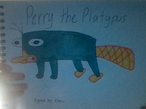 I drew perry the platypus and have other recommendations to draw?
