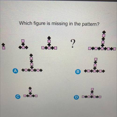 Which figure is missing in the pattern?
?
om