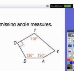 What is the measure of angle Y?