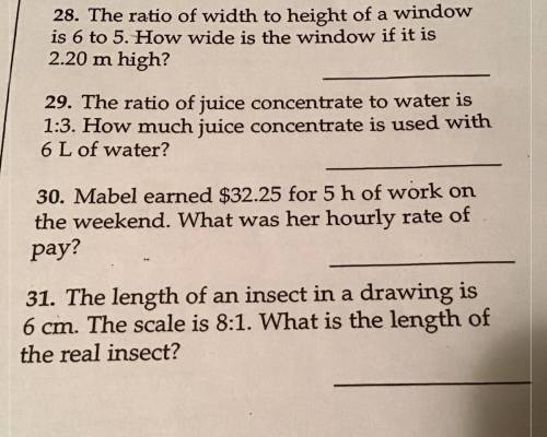 Can somebody plz help answer these word problems correctly thanks so much!! :) (do as many as u can