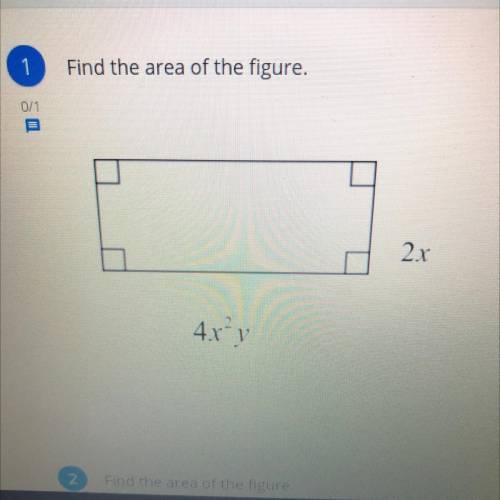 What’s the area of the figure ?