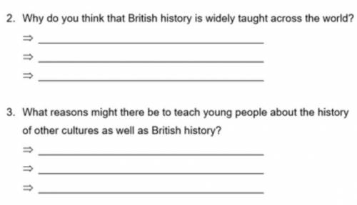 Why is British history widely taught across the world?