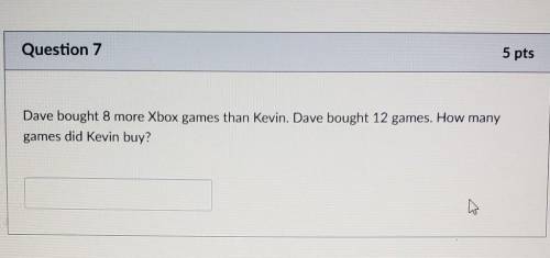 Dave bought 8 more Xbox games than Kevin Dave bought 12 games. how many games did Kevin buy