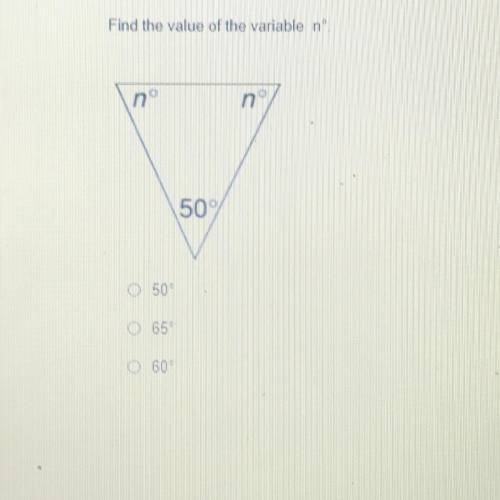 BRAINLEST ! Find the value of the variable nº
nº
(509
050
0 65
0 600