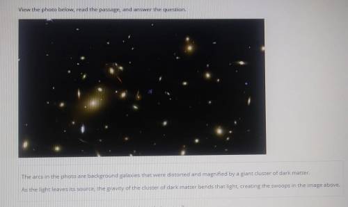 This passage best supports which conclusion about dark matter?