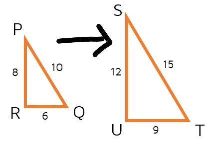 Find the scale factor of the similar polygons. Simplify your answer. (Hint: New/Old)