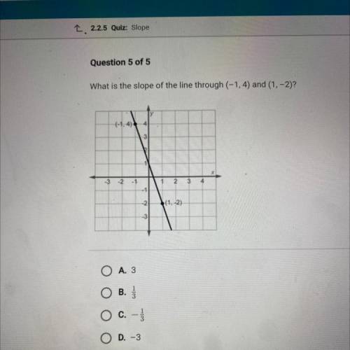 WILL GIVE BRAINLIST

and please explain how you got the answer
What is the slope of the line throu