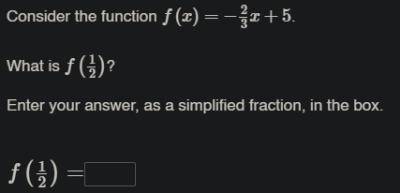 What is f(1/2)? (1 over 2)