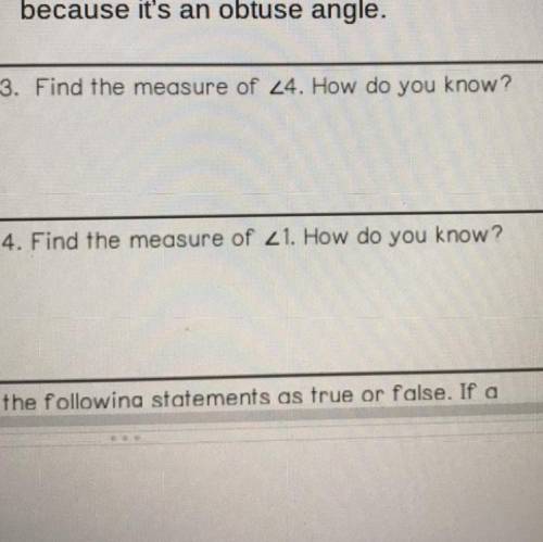 What’s the measure of <4 and how do you know

What’s the measure of <1 and how do you know