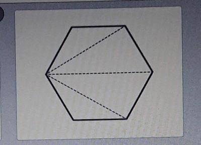 A hexagon can be divided into 4 non-overlapping triangles. Which is the sum of the interior angles