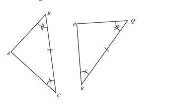 Determine if the triangles are congruent. If so, state what postulate proves that they are congruen