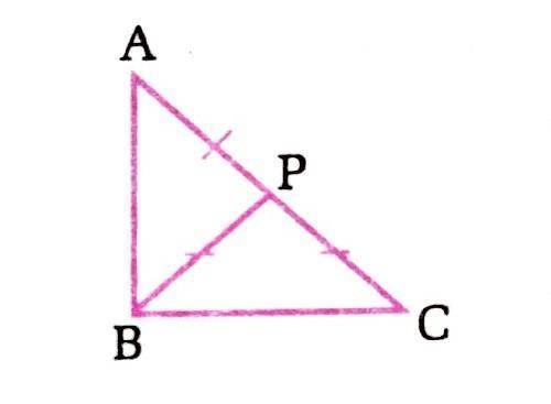 In the given figure , AP = BP = PC. Prove that ABC = 1 rt.angle.~Thanks in advance ! ♡