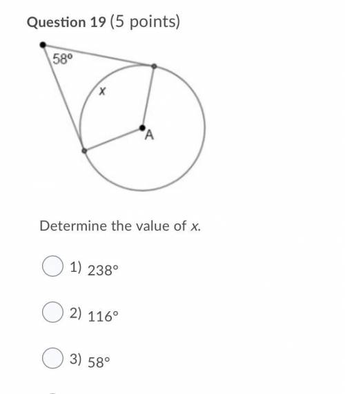 Determine the value of x.