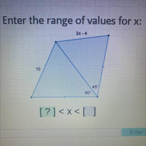 Enter the range of values for x:
[?]