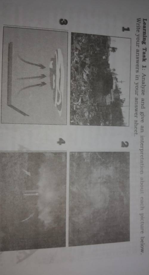 Analyze and give an interpretation about each picture below.