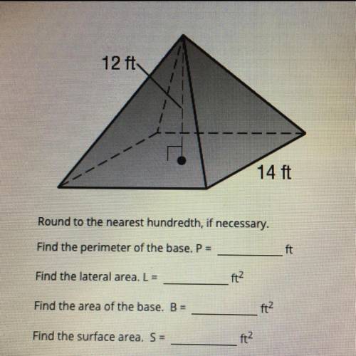 Can someone please help.

Round to the nearest hundredth, if necessary
1. Find the perimeter of th