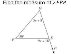 FIND THE MEASURE OF ∠FEP