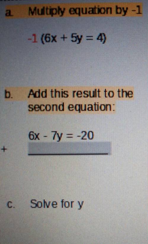 Multiply equation by -1