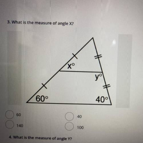 4. What is the measure of angle Y?
Y=?