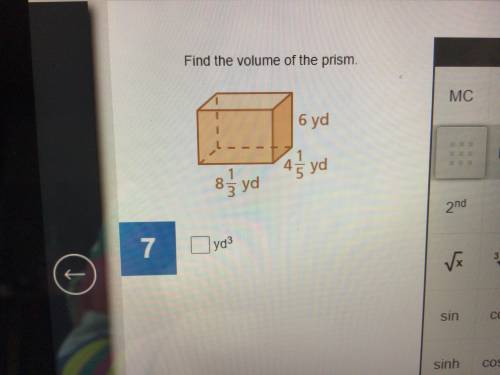 Find the volume of the prism. Thanks!