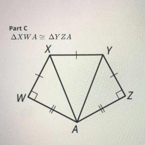 Is the triangle congruent by SSS, SAS, or ASA. What is the congruent statement for the shape