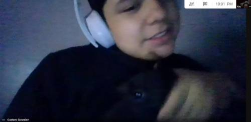 My bsff in the whole worlddd with his dog Oreo :)))) lol and also im bored