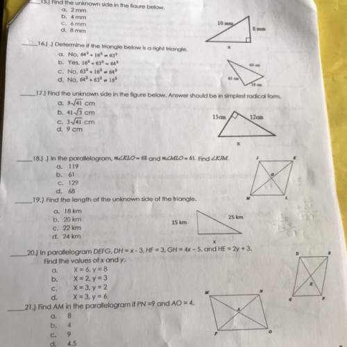 Pls Help its about Triangles 
Thank you!!