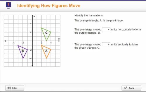 Identifying how figures move