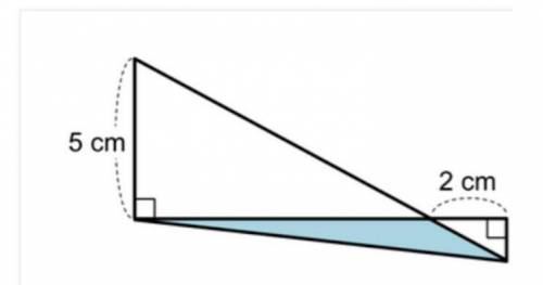 Determine the area of the shaded region above. List any assumptions you made in order to solve the