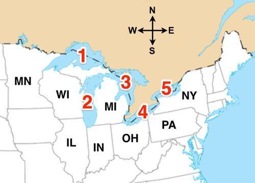 This map would be BEST used in a report entitled..

A) The Great Lakes
B) The First States
C)
