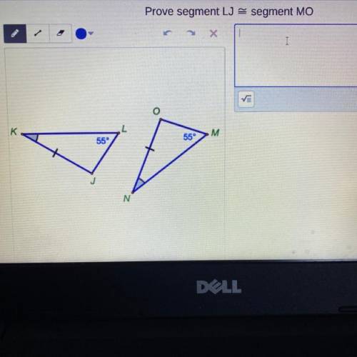 Geometry 
Prove segment LJ is congruent to
segment MO