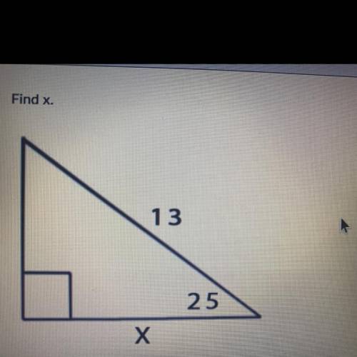 Find X.
Plz solve ASAP! I need help ASAP plz! Thank you!
