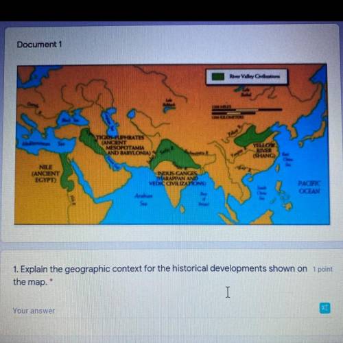 Can somone

Explain the Geographic contacts of the historical development shown on the map?
In a s
