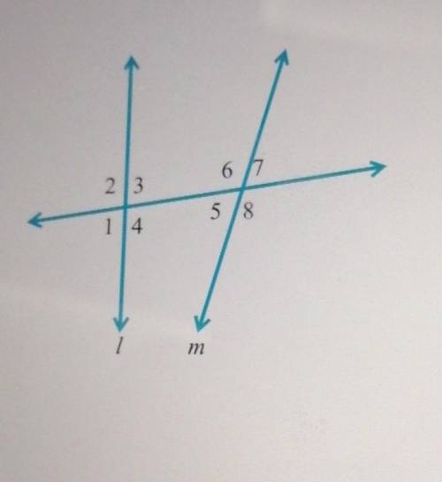 Find (Supplementary angles) and the (Vertical angles). PLEASE