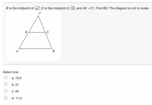 (4) B is the midpoint of AC, D is the midpoint of CE, find BD.