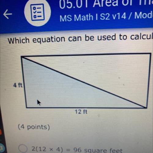 ANSWER AS QUICK AS POSSIBLE WILL GET BRAINIEST

:Which equation can be used to calculate the