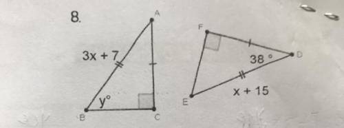 Pls Help its only one question its about Triangles Thank you!!