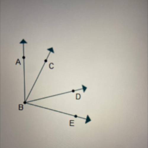 Given that angle ABC is congruent to angle BDE, what is true about angle ABD and angle CBE?
